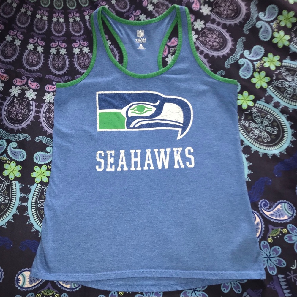 Classic 💙Seahawks💚 NFL Brand Racerback Tank